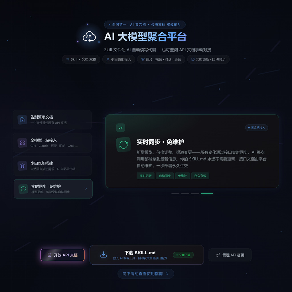 后台API接口接入管理